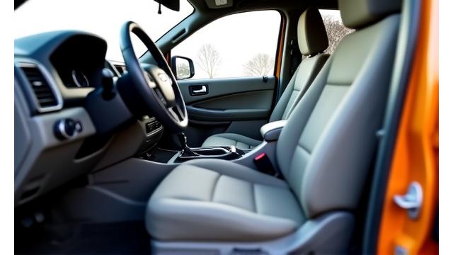Ford Ranger Ute interior perfectly clean and restored after detailing
